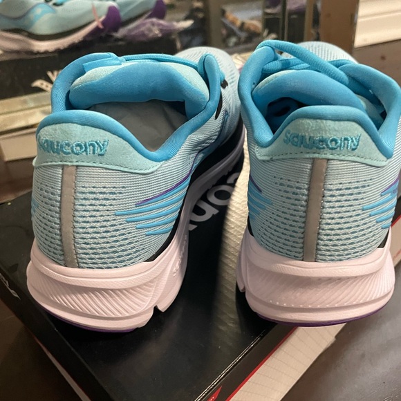 NIB Saucony size 6 Ride 14 Powder/Concord Blue sneakers - Picture 4 of 6